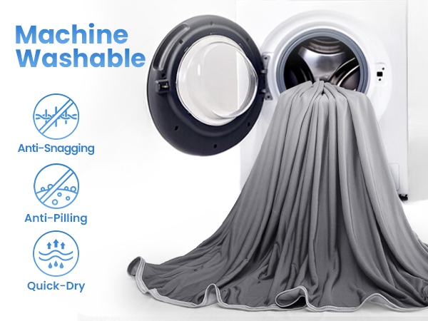 machine washable cooling blanket
