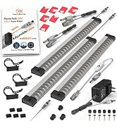 Under Cabinet Lights Touch LED Under Cabinet Lighting Built-in Adjustable Cable & External Cable,...