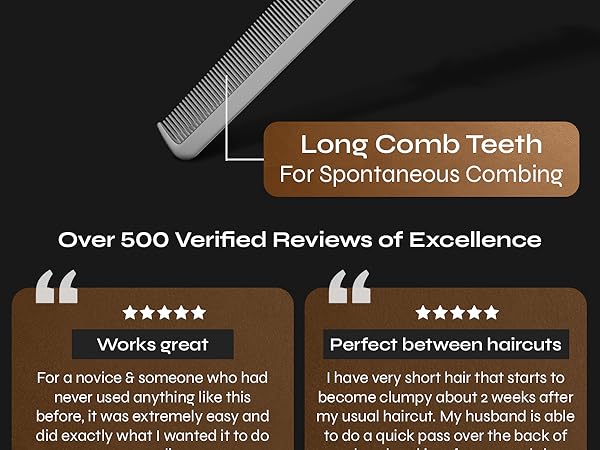 Facón Razor Comb for Hair Cutting