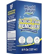 Mould Away Tough Stain Remover Gel - Powerful Black Stain & Grout Cleaner for Washing Machine Sea...