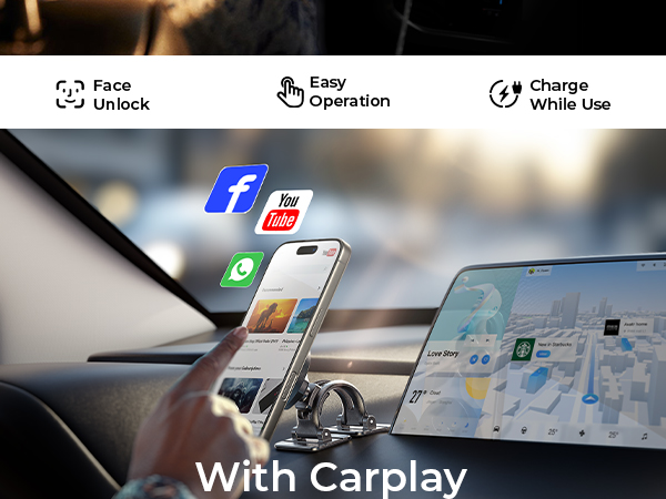 Magsafe car mount charger