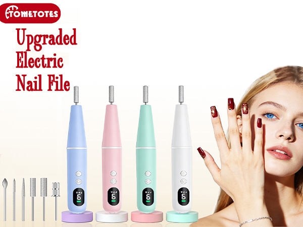 Upgraded electric nail file