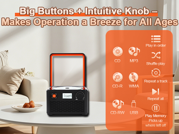 Big Buttons + Intuitive Knob