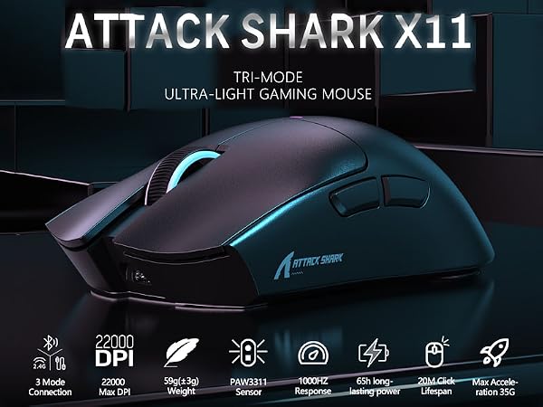 Black Gaming Mouse