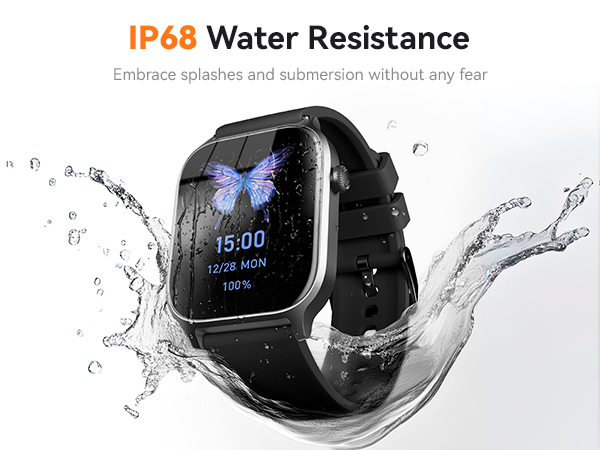 IP68 waterproof smart watch