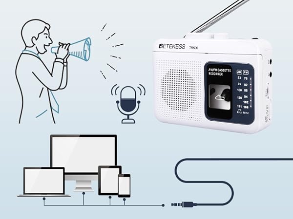 AM FM Cassette Players