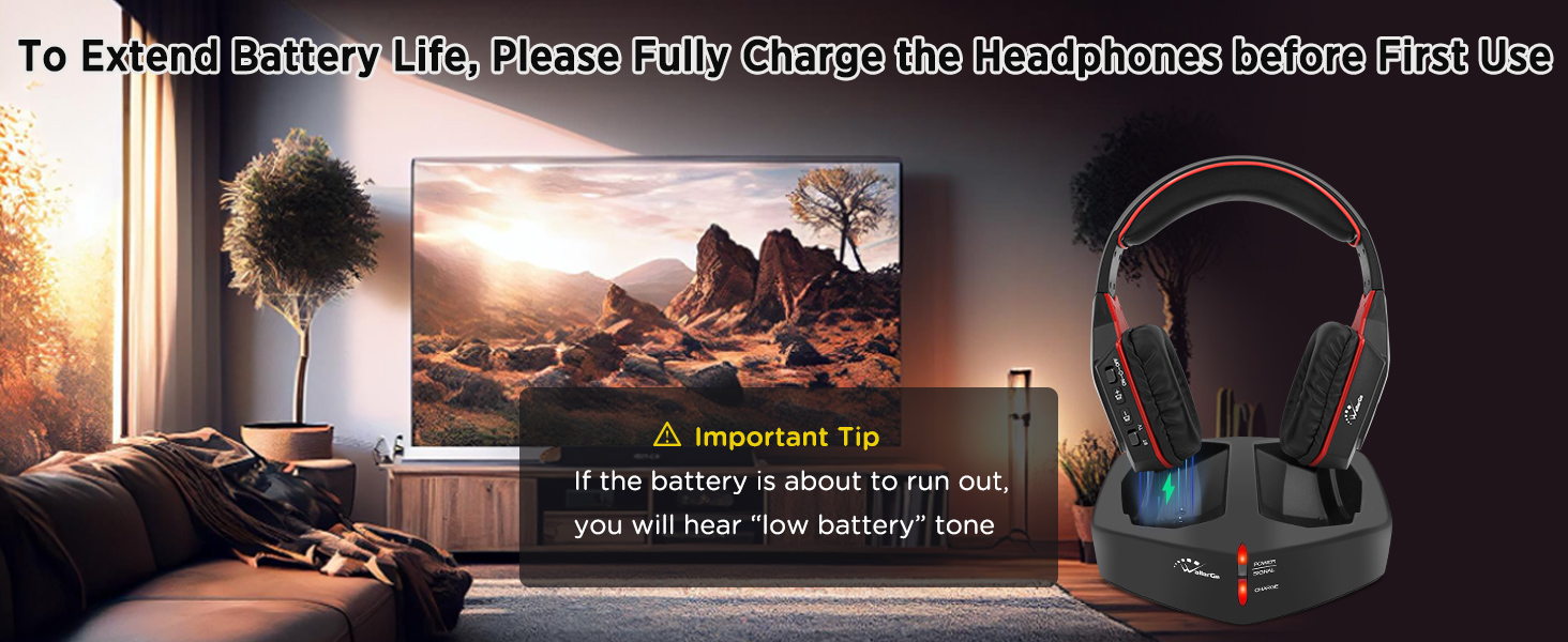 wireless headphones for tv