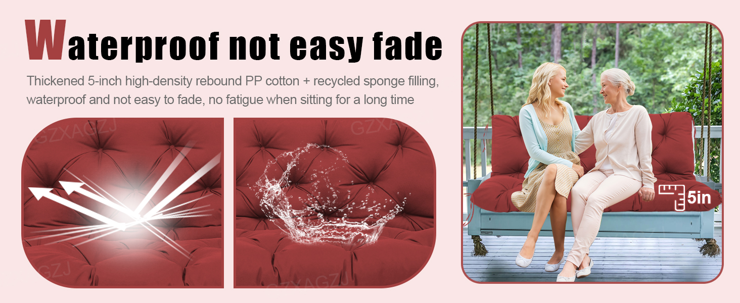 swing bench cushion
