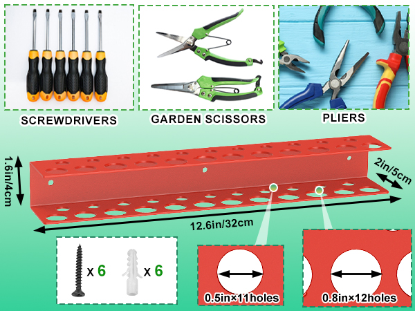 Screw Driver Holder Wall Mount
