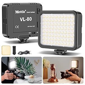 Mettlelite VL80 video light is professional video light