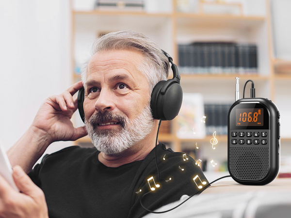 Private listening with the included 3.5mm earphone