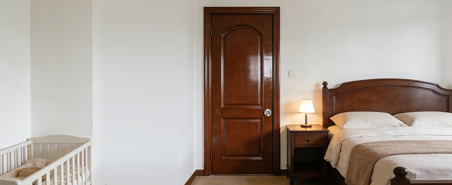 Bedroom door lock interior privacy personal space room security house interior knob sanctuary