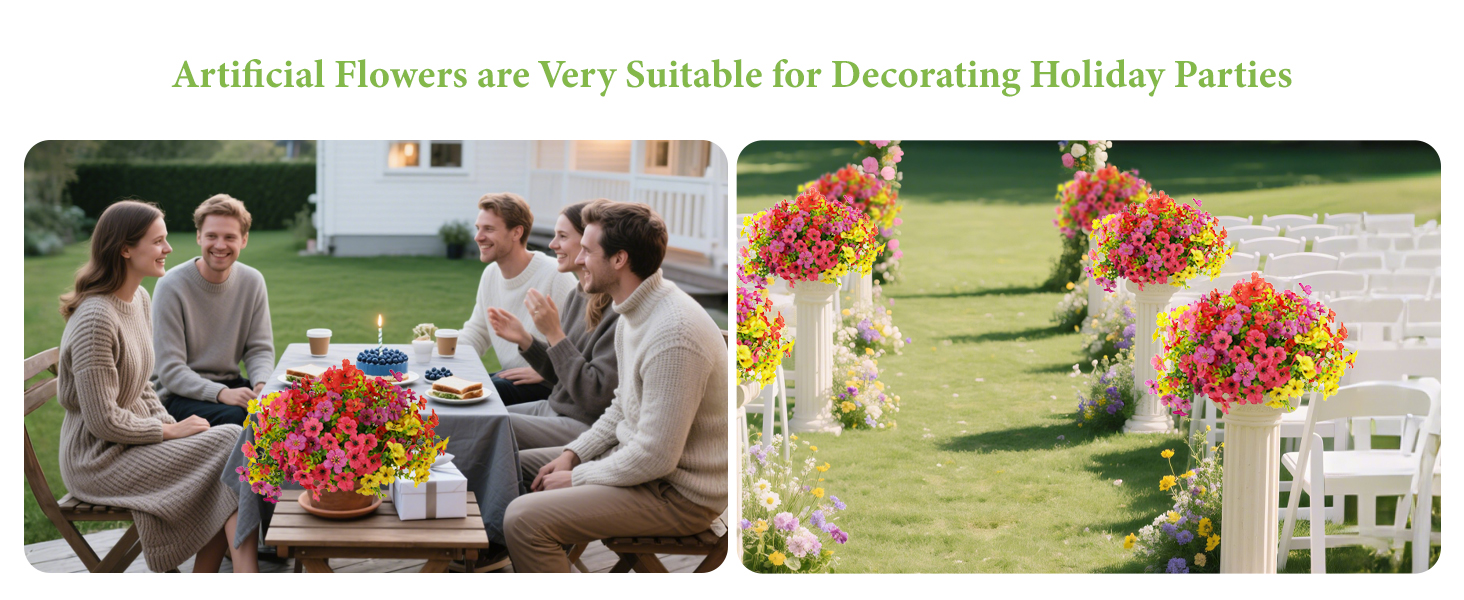 Artficial Flowers for Outdoors