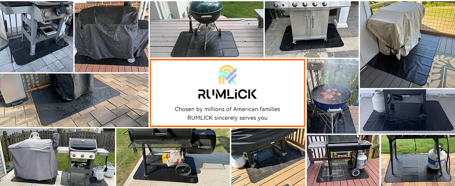 under grill mat for deck