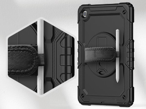 Samsung Galaxy Tab A9 Plus 11 inch tablet case 2023 SM-X210/SM-X216/SM-X218 shockproof hand strap