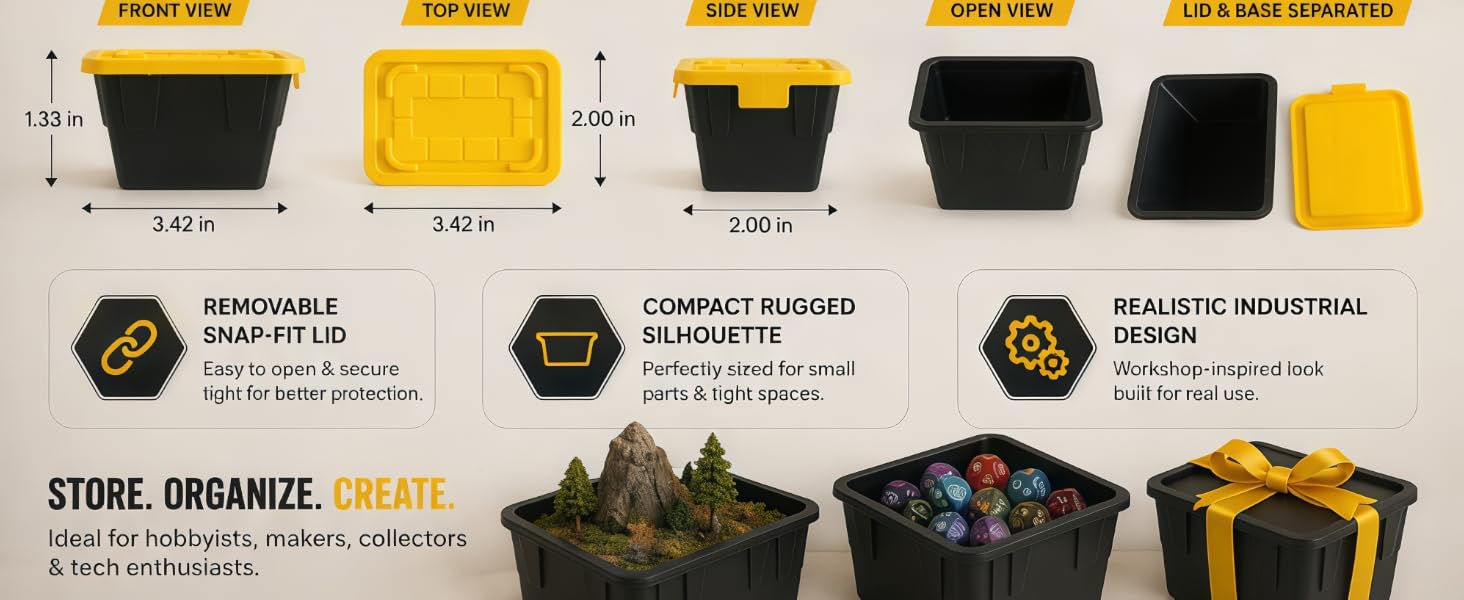 Mini Storage Bins