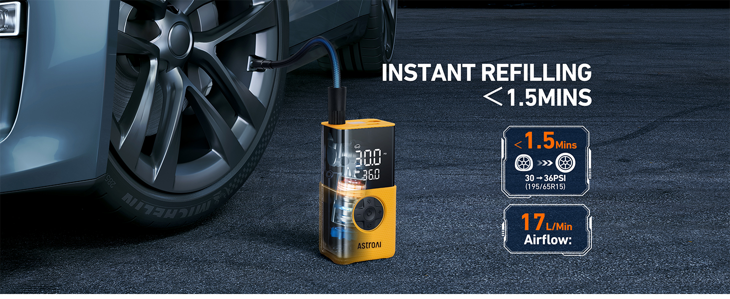 tire inflator portable air compressor