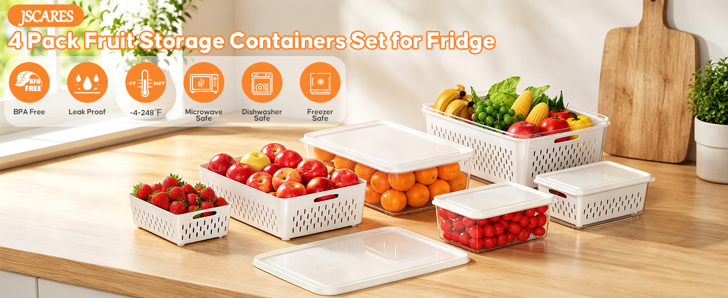 fruit storage containers for fridge