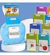 KILOGOGRAPH English & Spanish Flash Cards - Pocket Speech for Toddlers 3-12, Bilingual Toys, Talk...