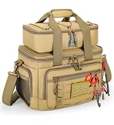 oinitiry Fishing Tackle Bag, Detachable Fishing Reels Storage Pouch, Fishing Gear Organizer, Dura...