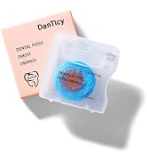 Coconut-Oil Infused Woven Dental Floss,Deep Clean Natural Vegetable Waxed Floss,Extra Wide Cleani...