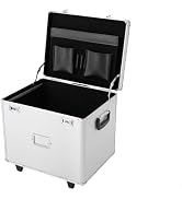 Portable File Storage Box with Handle - 19.2