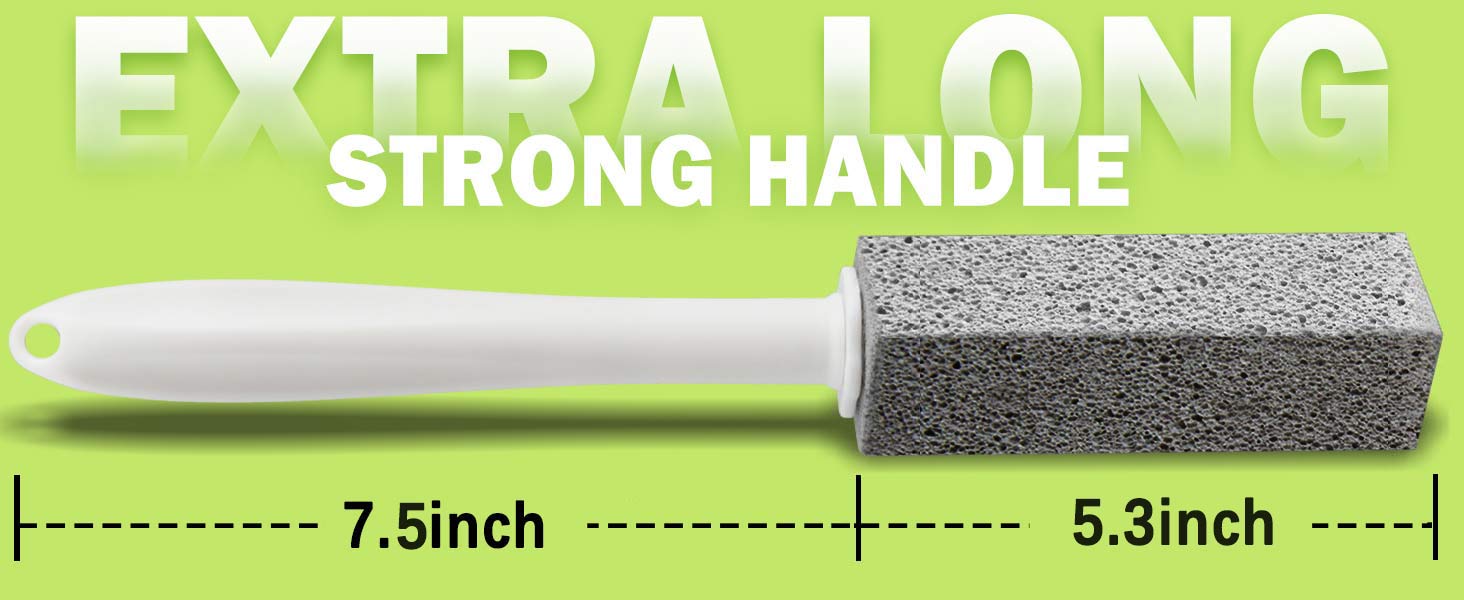 pumice stone with extra long handle