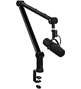 IXTECH Boom Arm - Adjustable 360° Rotatable Microphone Arm - Sturdy Stainless Steel Mic Arm Desk,...