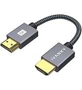 IVANKY Short 8K HDMI Cable 1 Foot/0.3M, High Speed HDMI 2.1 Cable, Supoort [4K@120Hz 8K@60Hz, HDR...