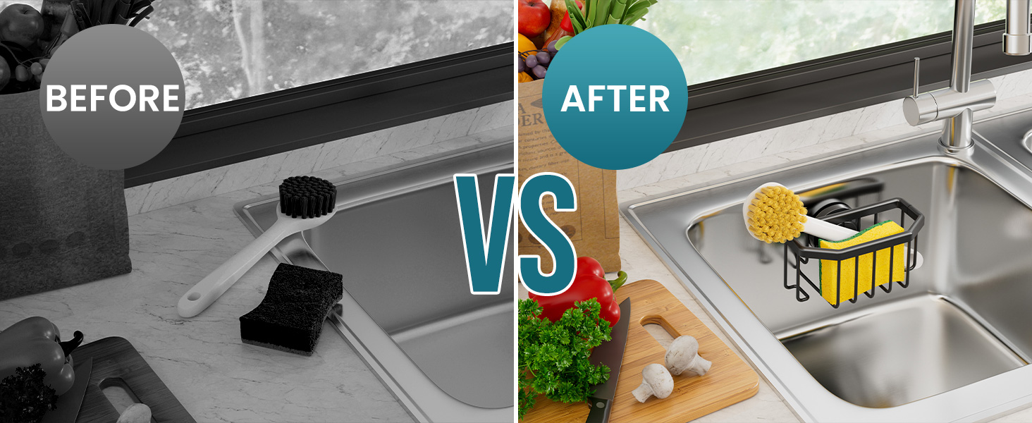 suction cup sponge holder for kitchen sink