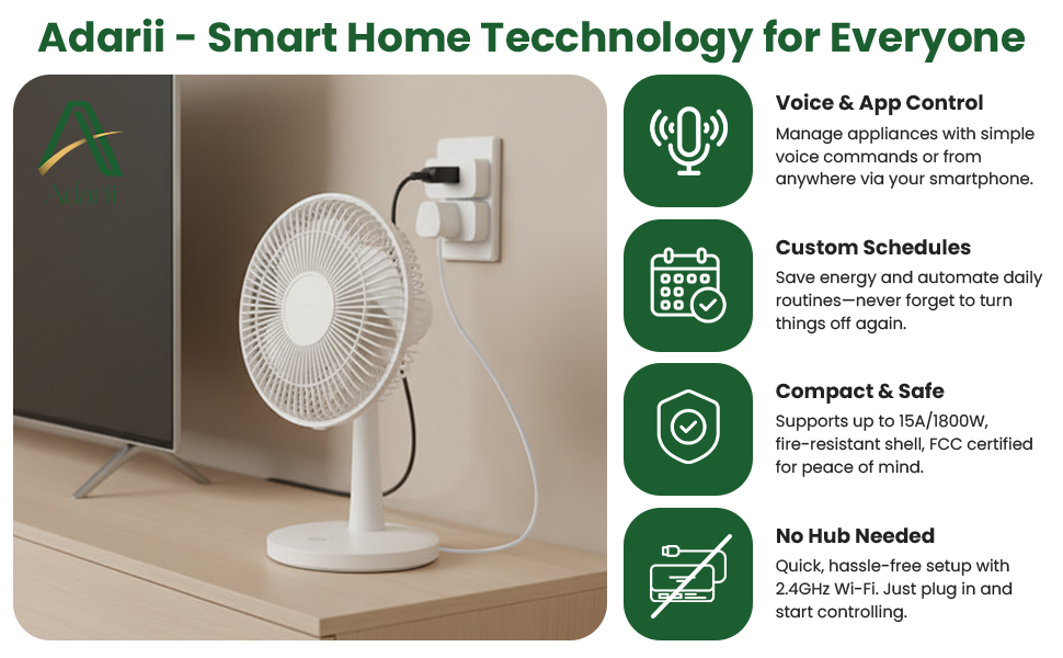 Using voice control with a smart plug to turn devices on or off