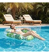 Korlon Inflatable Pool Floats Adult, 2Pack/1Pack 4-in-1 Pool Hammock Float Chair, Inflatable Hamm...