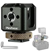 4 Port Cold Shoe Mount with Various Thread, Camera Hot Shoe Extension Bracket with Quadruple Cold...