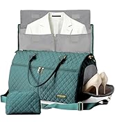STOVER Women’s Convertible Garment Duffel Bag for Travel – 2-in-1 Carry-On Weekender/Overnight To...
