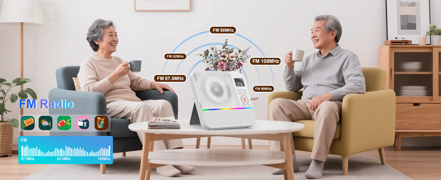 portable cd player built-in speakers