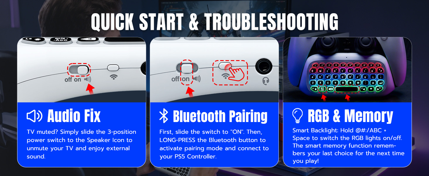 QUICK START & TROUBLESHOOTING