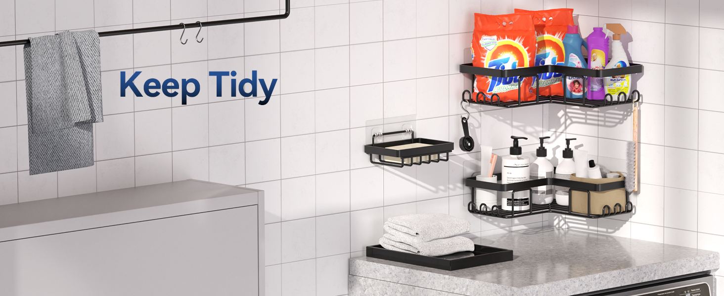 corner shower shelf