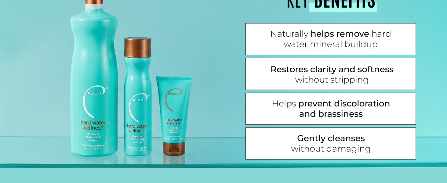 Clarifying Shampoo Sulfate Free Chelating Formula for Build Up & Scalp Detox Vegan Hair Care