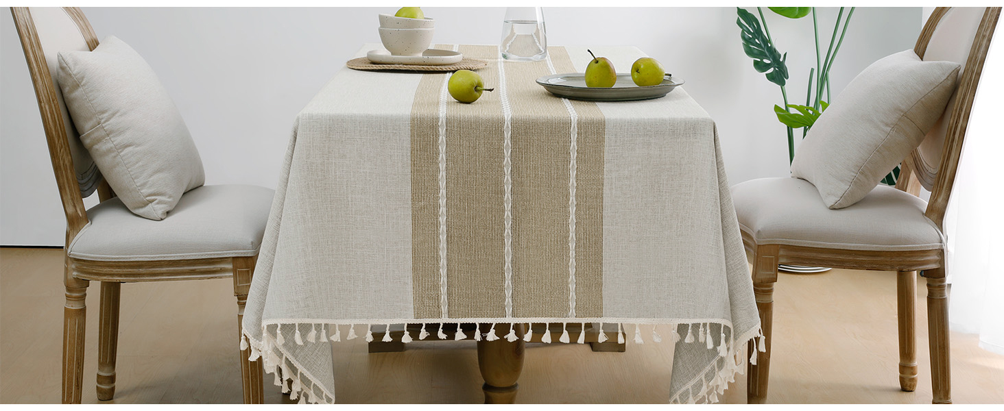 tablecloths for rectangle tables