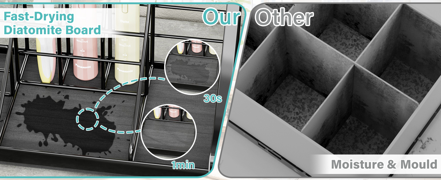 bathroom counter storage