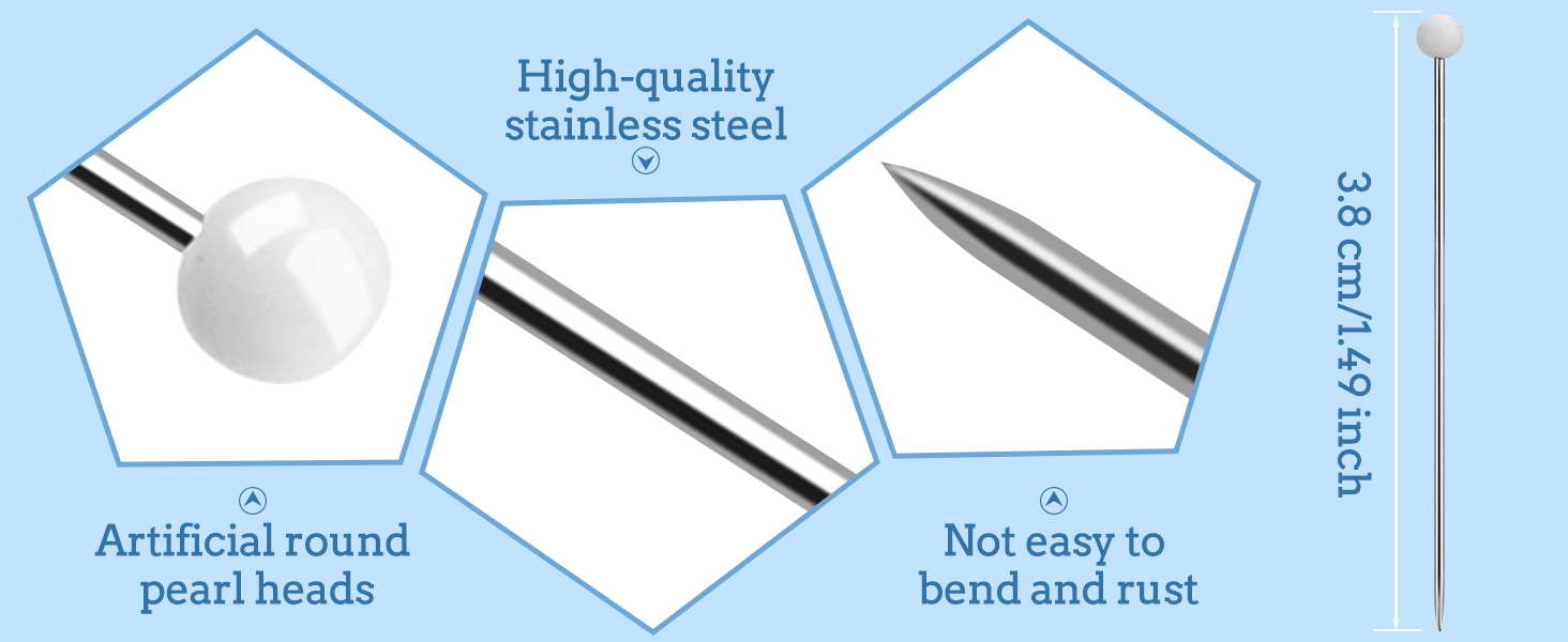Straight Pins for Fabric