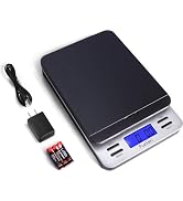 Fuzion Shipping Scale, Accurate Digital Postal Scale 86 lb/0.1 oz with Hold and Tare Function, Po...