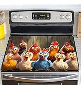 Stove Top Cover for Electric Stove,Glass Stove Top Cover, Heat Resistant Glass Cooktop Cover, Sto...