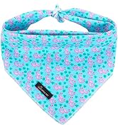 ARING PET Summer Dog Bandana-Adorable Flamingo Dog Bandanas, Soft Comfortable Dogs Triangle Bibs ...
