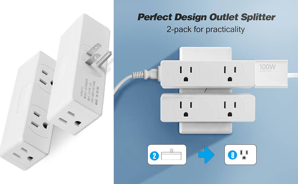 Multi Outlet Splitter Adapter