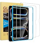SPARIN Screen Protector for iPad Pro 11 Inch 2025/2024 M5 M4 (6th/5th Generation), 2 Pack Tempere...
