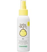 Baby Bum SPF 50 Sunscreen Spray - Mineral UVA/UVB Face and Body Protection for Sensitive Skin - F...