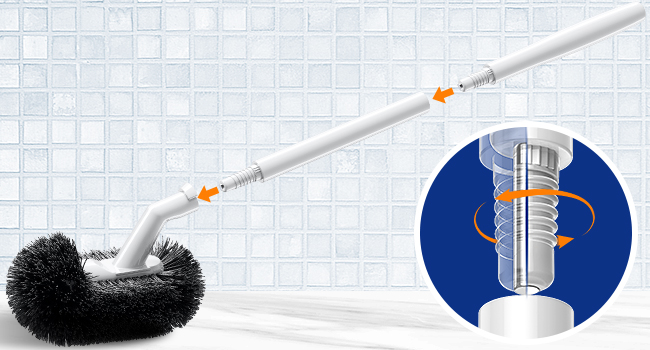toilet plunger and brush set