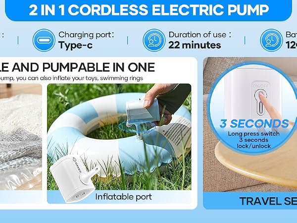 vacuum storage bags with electric pump
