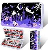 Gurgitat for Nintendo Switch 2 Game Case - Cute Cartoon with 24 Game Holder Slots and 24 SD Micro...